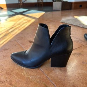 Blank ankle boots by Sun + Stone. Size 8